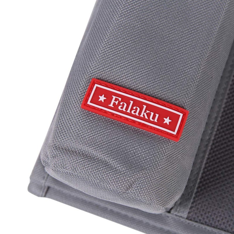 Falaku Bedside Caddy,5 Pockets Bedside Organizer Caddy Under Mattress,Holds Water Bottles,Magazines,Books (Dark Grey) - Image 4